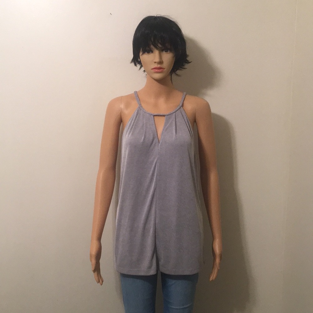 Pixley Georgio Braided Neckline Halter Knit Top